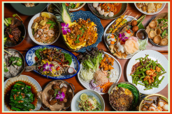 Stop by this elevated Thai restaurant before your Broadway show — and grab a free Thai iced tea