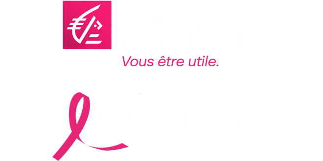 Caisse d'Epargne au profit de Ruban Rose