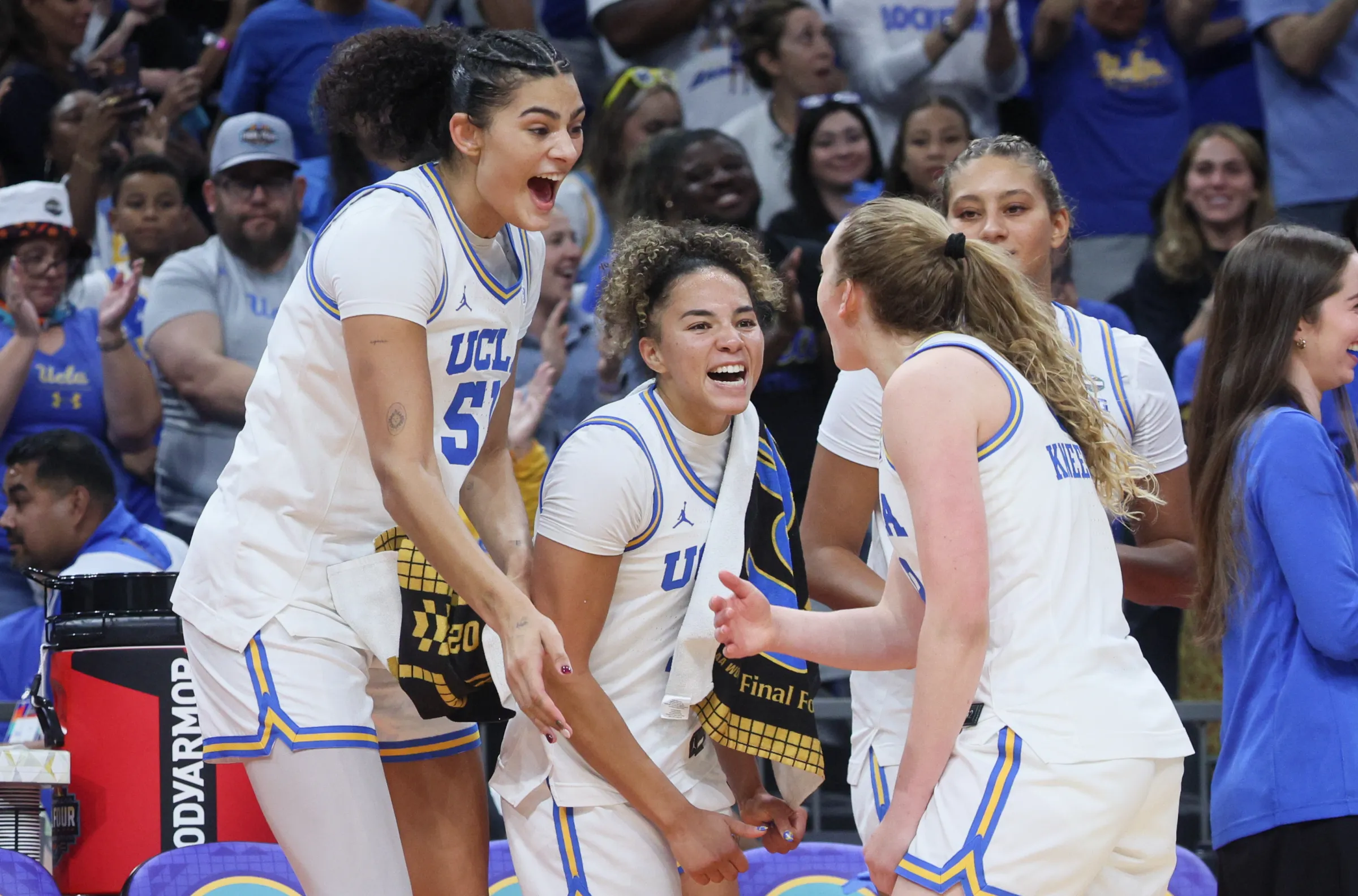 UCLA women’s basketball went from underdog to national champion behind an ultimate team effort