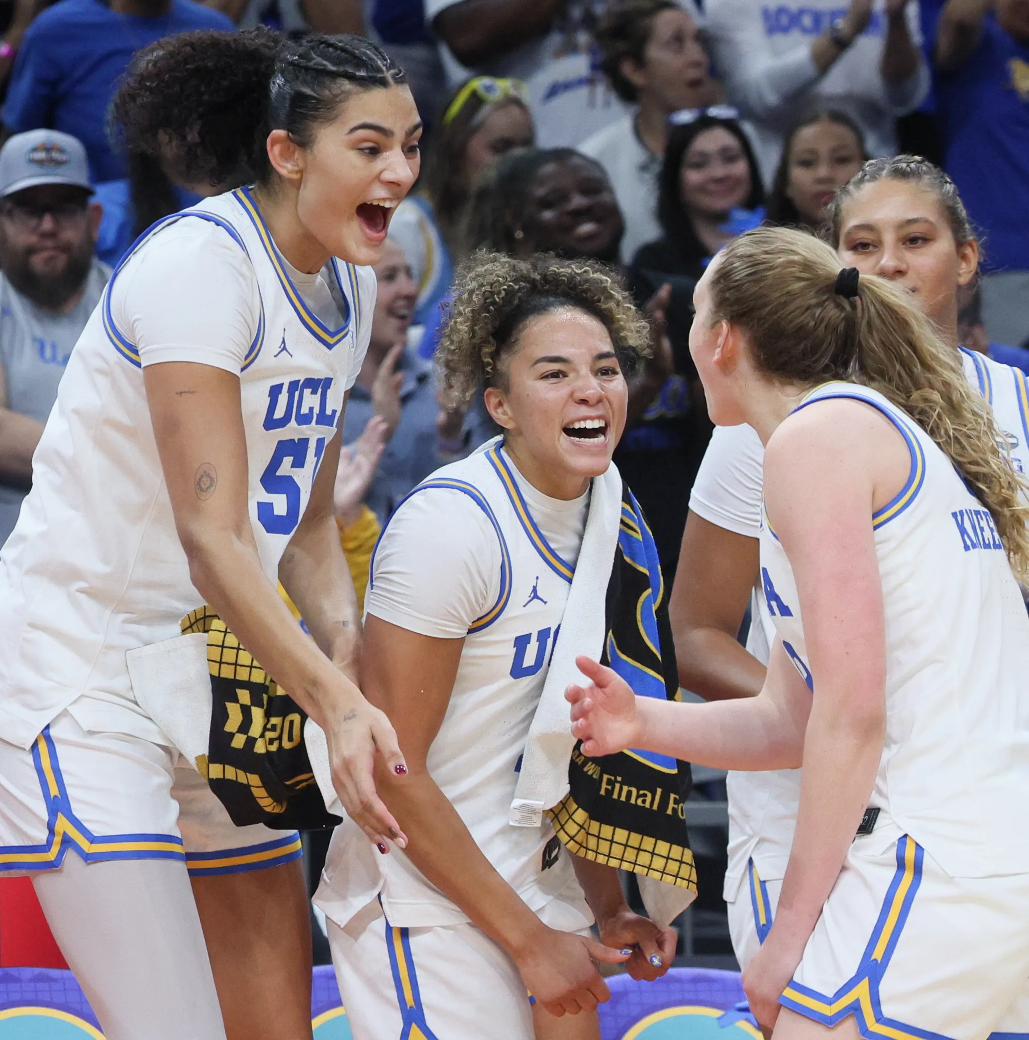 UCLA women’s basketball went from underdog to national champion behind an ultimate team effort
