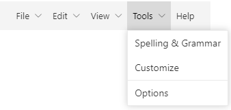 Blazor Menu Bar