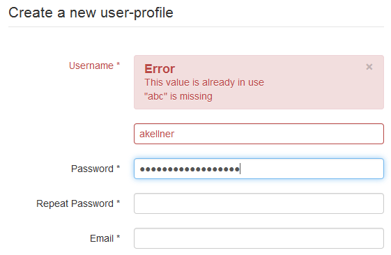 Field validation