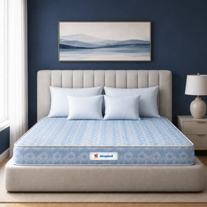 Sleepwell Orthopedic, Medium Firm Spine Support, Resitec VPF Core, Neem Anti-Microbial 8 inch Queen Memory Foam Mattress