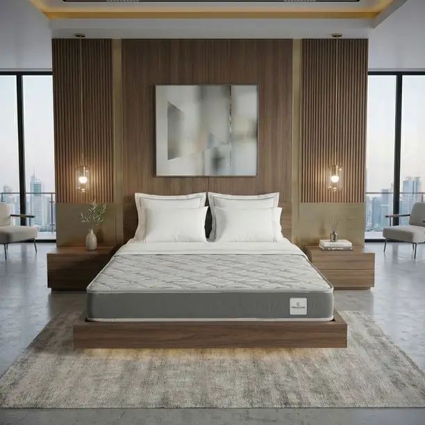 Oak&Loom Medium-Firm HD Foam Core Mattress with PU Comfort Layer 4 inch Single High Density (HD) Foam Mattress