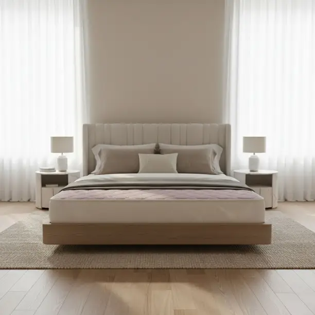 Oak&Loom Nuvana Knitted Fabric Mattress with Soft Quilted Top 5 inch Double High Density (HD) Foam Mattress