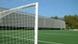 A soccer goal and field stand in front of the new FIFA headquarters in Zurich A soccer goal and field stand in front of the new FIFA headquarters in Zurich