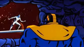 silver surfer the animated series, the origins of the silver surfer part 2, Silver Surfer encounters Thanos