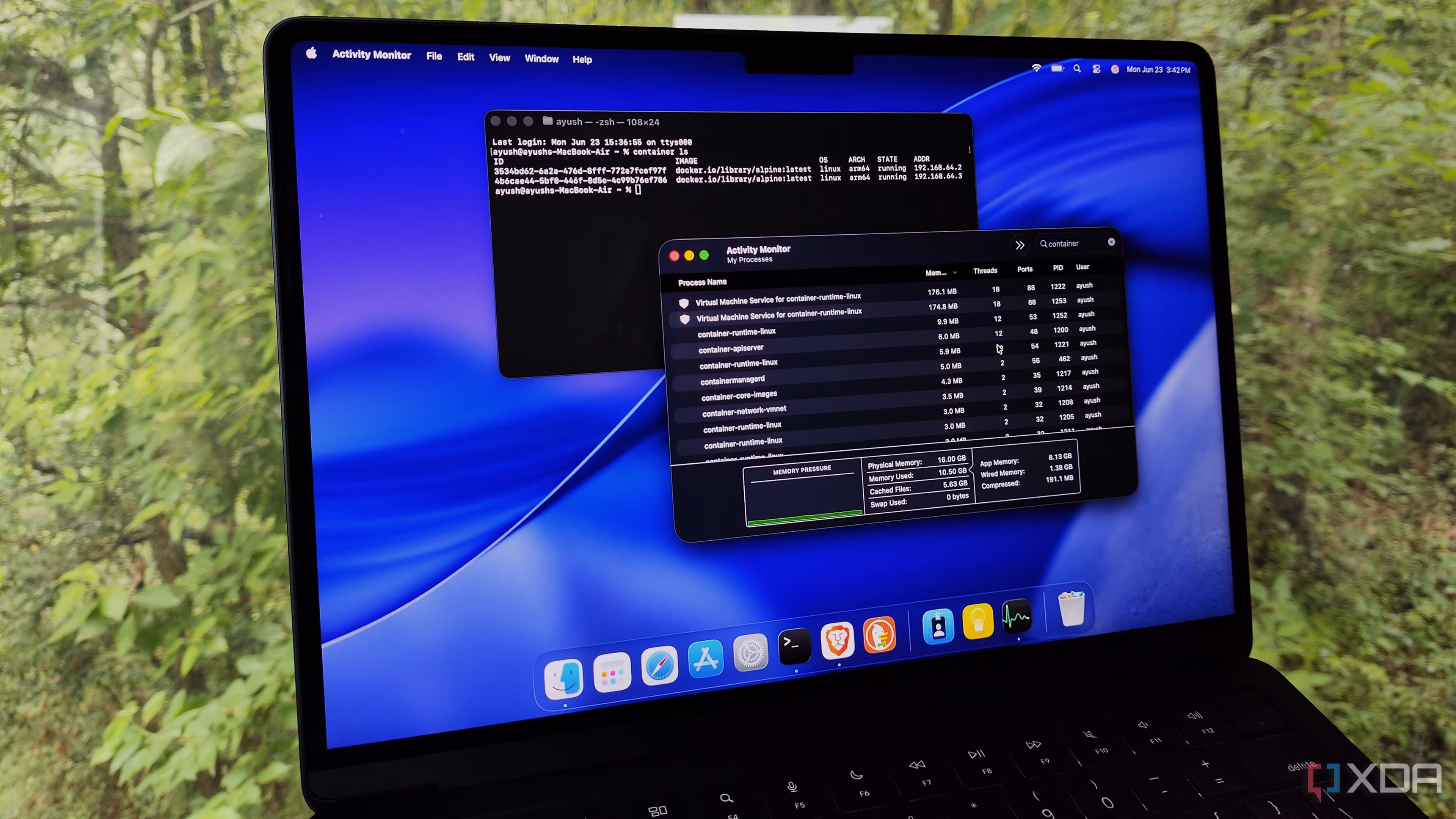 Running some containers using Apple Container