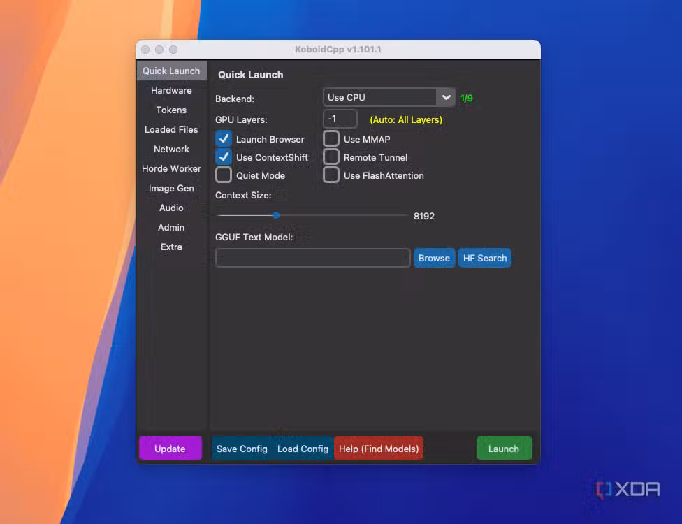 Koboldcpp backend