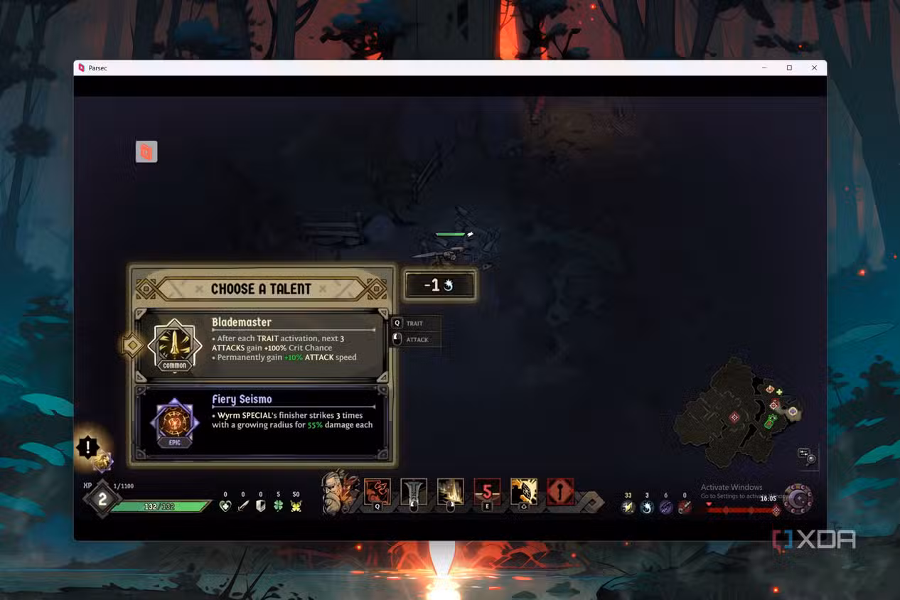 Playing Ravenswatch on a Proxmox-powered Windows 11 VM