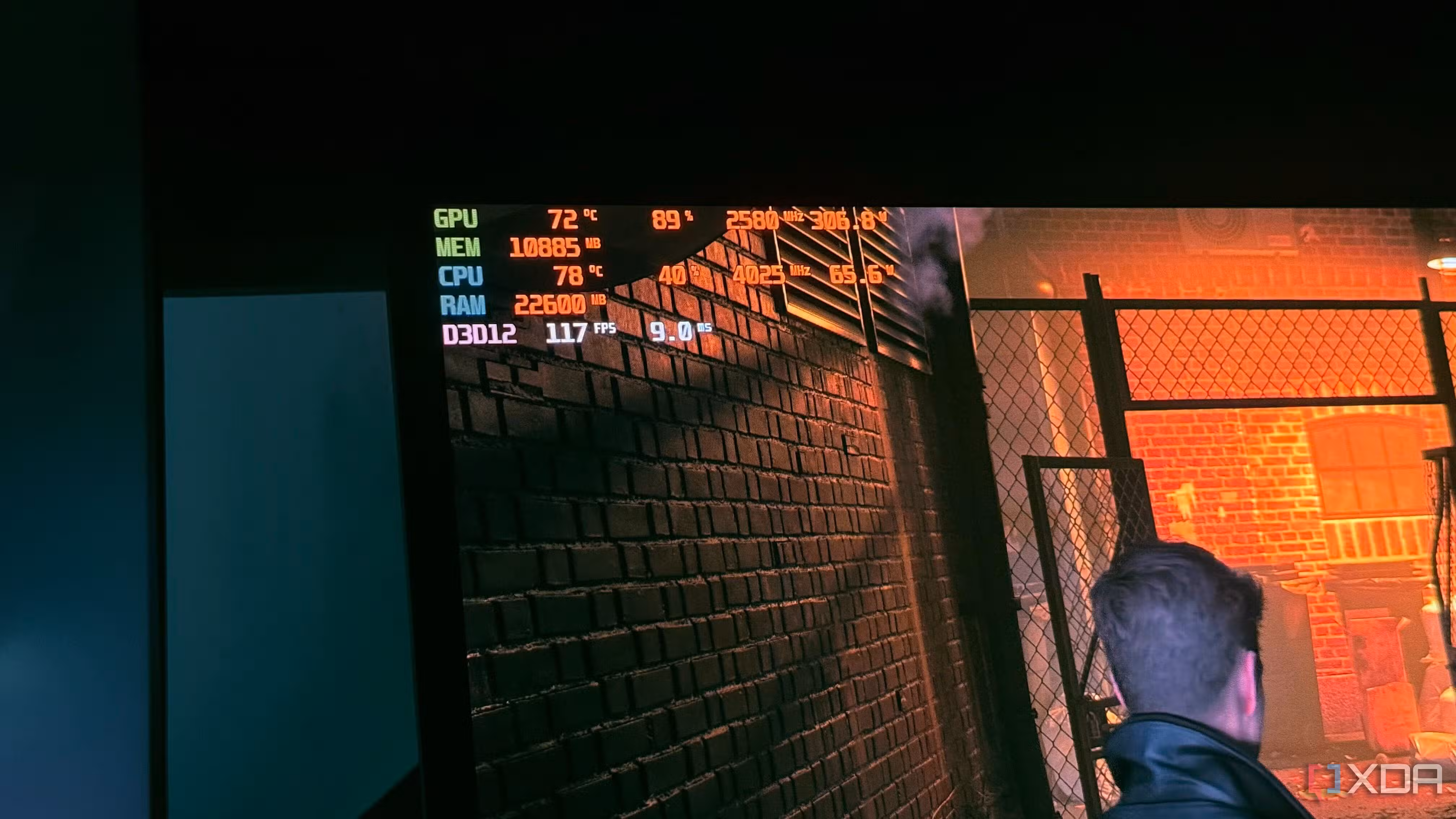 007 First Light FPS monitoring using MSI Afterburner