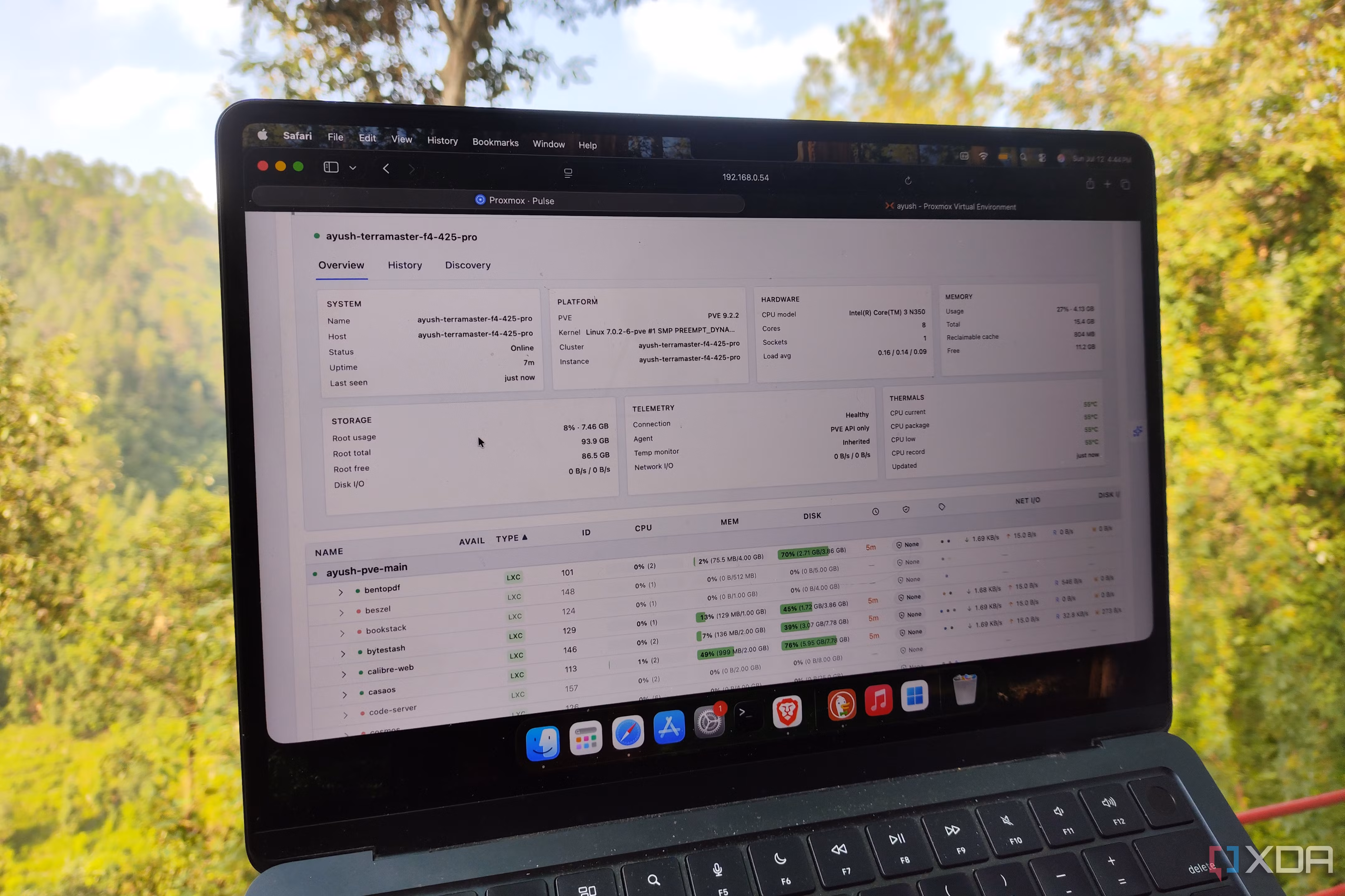 The Pulse web UI