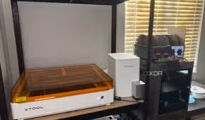xTool laser engraver and Bambu 3D printer