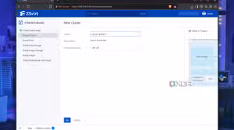 Adding a cluster to ZSVirt