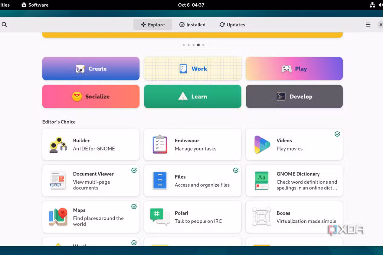 A bunch of Debian apps