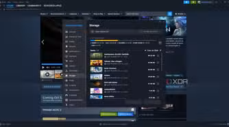 Steam games on an external drive