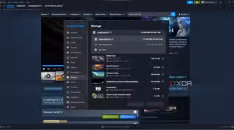 Steam's data transfer tools