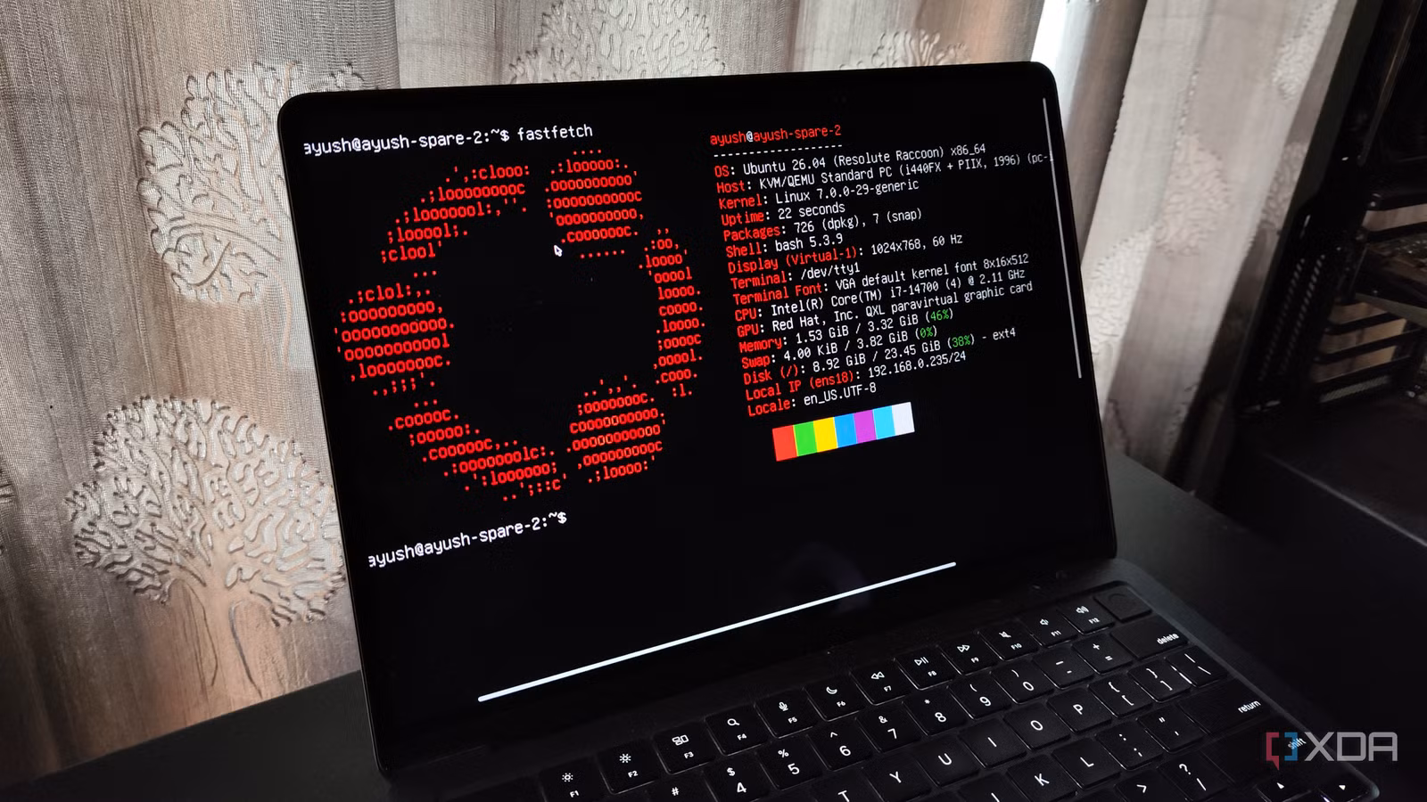 Accessing Ubuntu Server on a laptop
