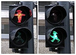 Feux de signalisation piétonne (Allemagne)
