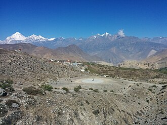 Annapurna Range from Chhusang