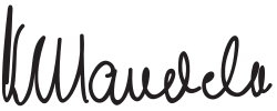 Signature of Nelson Mandela