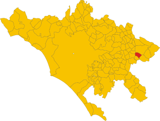 Poziția localității Affile