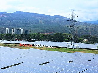 Granja fotovoltaica Celsia Solar en Yumbo (Colombia).