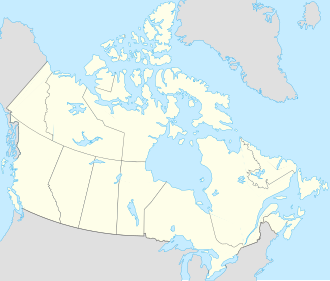 Poloha Winnipegu na mape Kanady