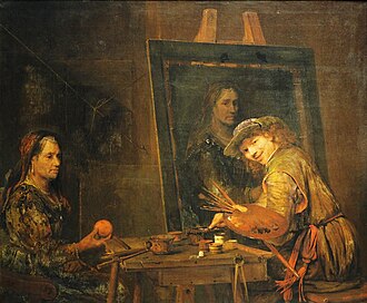 Arent de Gelder, Autoportrait en Zeuxis (1685, musée Städel, Francfort-sur-le-Main).