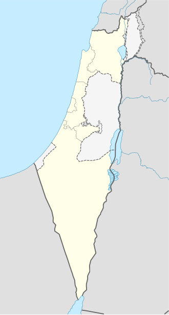 Kart som viser Kiryat Ata.