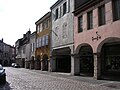 Les arcades de Louhans-Châteaurenaud
