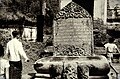 A stone inscription from around 18th century in the Kyai Tumenggung Pusponegoro grave complex, Gresik