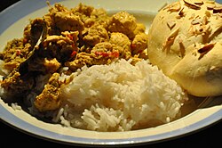 Chicken vindaloo, Copenhagen, Denmark, 2009