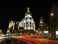 Croisement Gran Vía et rue d'Alcala.