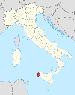 Libero consorzio comunale di Trapani – Localizzazione