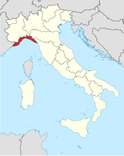 Liguria – Localizzazione