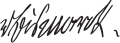 Otto von Bismarck's signature