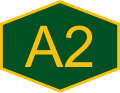 A2 highway logo