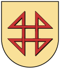 Coat of arms from Hausgereut (Rheinau, Baden): Hausmarke with triangles instead of loops