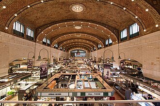 Interior of the market