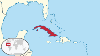 Map of Cuba
