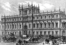 Image of Burlington House, London, in 1873