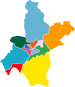 Districtes de Wuhan