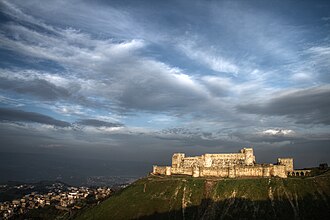 Kubu batu Krak des Chevaliers di Syria