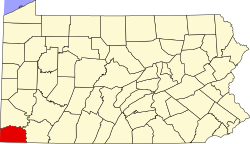 Läge i delstaten Pennsylvania.