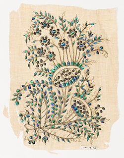 Beetlewing art. India, 19th century