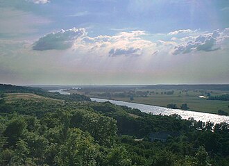 Önerst Odermērsk (Nationalparkgebiet), fan Uasten bi Krajnik-Dolny (Gimiindi Chojna en töögenaur fan Schwedt)