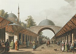 Бургас в Османска България, нарисуван от Луиджи Майер