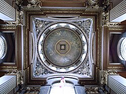 Greenwich Hospital, cúpula del salón Pintado
