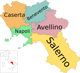 Campania – Mappa